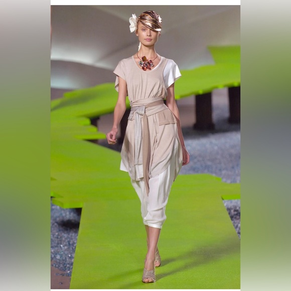 Marc Jacobs Spring 2007 Runway Gold Slingback Crystal Heel Sandal - Picture 11 of 12